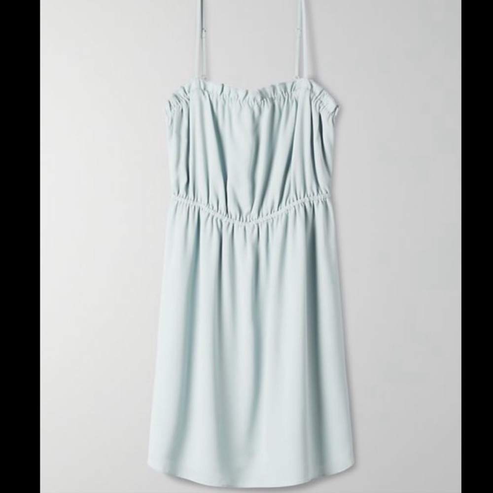 Sunday Best Blixen mini dress in light blue // size XS